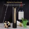 OPENERO Electric Wine Opener — Luxurious Automatic Wine Corkscrew Electric with Charging Base and Steel Foil Cutter, Wine Gifts For Women Men (Gold) By LINKSTYLE - Image 4