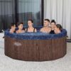 Bestway SaluSpa Toronto Smart AirJet Plus Hot Tub with App Control, 7 Person Capacity, Pool Cover, Spa Pump, 5 Pillows, and Repair Patch, Brown - Image 6
