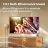 Hisense 55-Inch Class QLED 4K S7N CanvasTV Series Dolby Vision HDR Google Smart TV (55S7N, 2024 Model) - Art Mode, Anti-Glare Panel, Hi-Matte Display, Frame & UltraSlim Wall Mount Included, 144Hz - Image 10