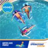 SwimWays Spring Float Premium Recliner Pool Lounger with Hyper-Flate Valve, Inflatable Pool Float, Blue - Image 5