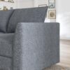 HONBAY Modular Sectional Sleeper Sofa with Storage Reversible Modular Sofa Couch Oversized Sleeper Sectional Sofa Modular Couch Bluish Grey - Image 7
