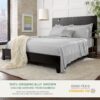King Sheets by Pure Bamboo, Genuine 100% Organic Viscose Derived from Bamboo Bed Sheet Set, Luxuriously Soft & Cooling, Double Stitching, Lifetime Quality Promise (King, Silver Pearl) - Image 2