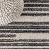 JONATHAN Y MOH207A-8 Khalil Modern Berber Stripe Indoor Farmhouse Area-Rug Bohemian Minimalistic Striped Easy-Cleaning Bedroom Kitchen Living Room Non Shedding, 8 X 10, Cream,Black - Image 9