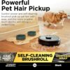Shark Matrix Plus 2in1 Robot Vacuum & Mop with Sonic Mopping, Matrix Clean, Home Mapping, HEPA Bagless Self Empty Base, CleanEdge, for Pet Hair, WiFi, Black/Mocha, AV2630WA - Image 11
