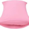 Ghooss Pink Bed Sheet Set with Deep Pocket,Super Soft Microfiber Bedding-Breathable,Warm,Wrinkle,Fade Free,4 Piece Bedding Sheet Sets(Queen,Pink) - Image 5