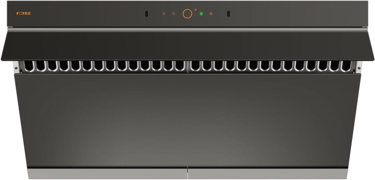 FOTILE JQG9007-Y 36" Under Cabinet or Wall Mount Kitchen Range Hood 1100 CFM 4 Speed Level with LED Lights, Fingerprint Resistance and Motion Control