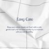 Brooklinen Luxury Sateen 4 Piece Full Size Sheets Set in Window Pane - 100% Cotton Sateen Sheets - 1 Fitted Sheet, 1 Flat Sheet, 2 Pillowcases - Best Luxury Sheets - Image 4