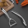 Stainless Steel Potato Peeler, Vegetable Peeler for Kitchen, Ergonomic Non-Slip Handle, Ultra Sharp Strong Blade, High-Grade 304 Stainless Steel, Dishwasher Safe - Image 8