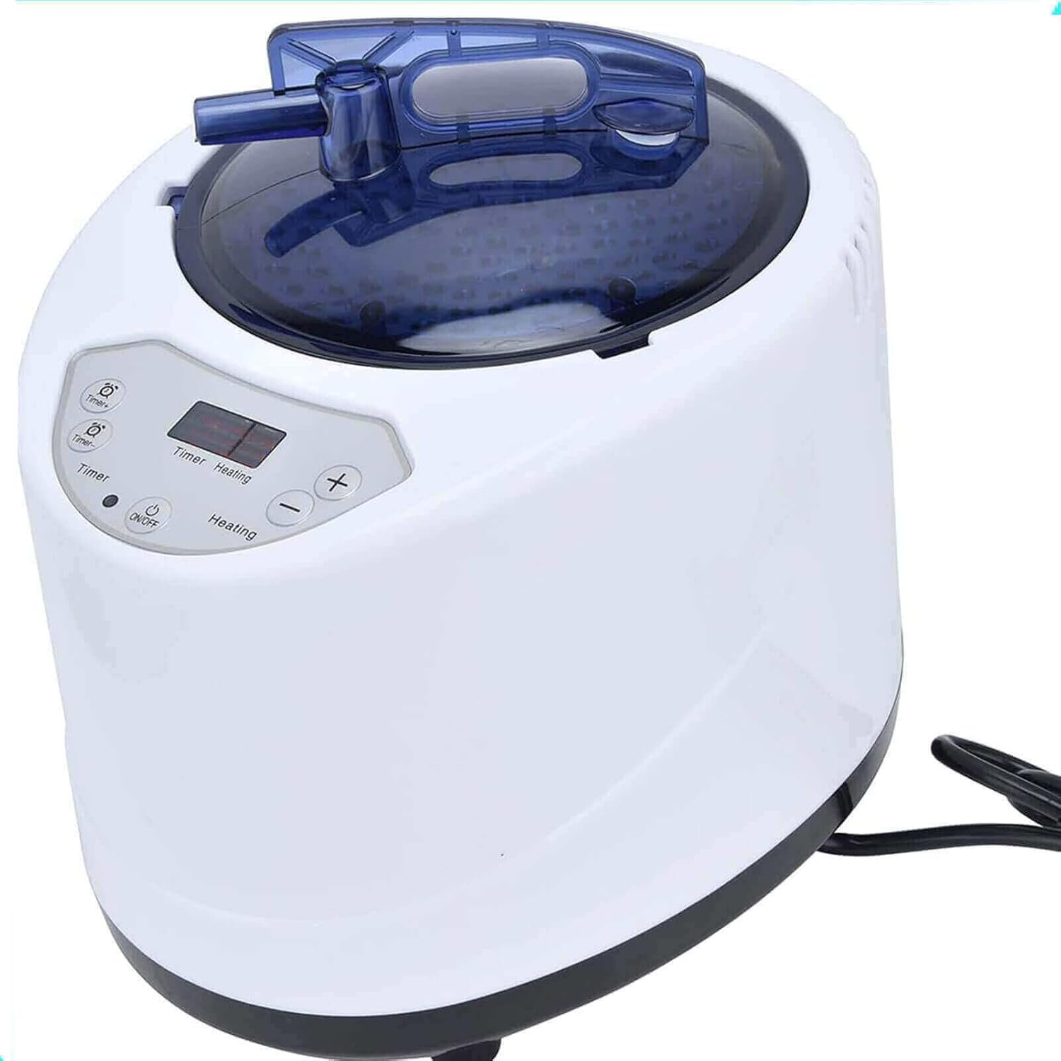 Portable 3Liter Sauna Steamer Machine for Home Use,Personal Sauna Pod with Fast Heating,Adjustable Steam Settings,Quiet Operation,Ideal for Relaxation,Detox, and Skin Care,Fits Most Sauna Tents