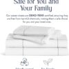 Brooklinen Luxury Sateen 4 Piece Full Size Sheets Set in Window Pane - 100% Cotton Sateen Sheets - 1 Fitted Sheet, 1 Flat Sheet, 2 Pillowcases - Best Luxury Sheets - Image 5