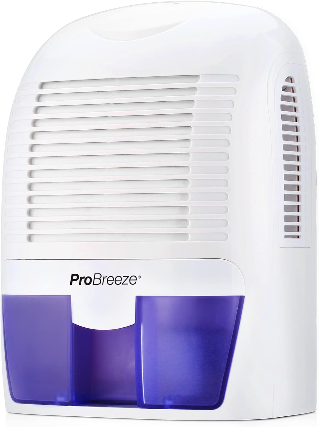 Pro Breeze Electric Mini Dehumidifier, 2200 Cubic Feet (250 sq ft), Compact and Portable for High Humidity in Home, Kitchen, Bedroom, Basement, Caravan, Office, Garage