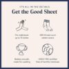 Brooklinen Luxury Sateen 4 Piece Full Size Sheets Set in Window Pane - 100% Cotton Sateen Sheets - 1 Fitted Sheet, 1 Flat Sheet, 2 Pillowcases - Best Luxury Sheets - Image 8