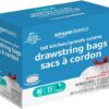 Amazon Basics Ultra-Force Tall Kitchen Drawstring Trash Bags, Classic Clean Scented, 13 Gallon, 80 Count, Pack of 1 - Image 2