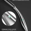 Stainless Steel Potato Peeler, Vegetable Peeler for Kitchen, Ergonomic Non-Slip Handle, Ultra Sharp Strong Blade, High-Grade 304 Stainless Steel, Dishwasher Safe - Image 3