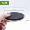 Furniture Sliders for Carpet 8 PCS - 3 1/2 inch Furniture Moving Slider Chair Legs Floors Protectors– Move Your Furniture Easy & Safely(for Carpet) - Image 6