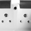 Empava Whirlpool Bathtub 71 Inch,2 Person Whirlpool Tubs With 16 Jets,Jetted Bathtub,Acrylic SPA Bath Tub,Hydro Massage Bathtub With Right Drain,3-Side Apron,White - Image 8