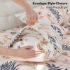 JSD Boho Floral Printed Sheet Set Queen Size 4 Piece, Soft Botanical Pattern Microfiber Sheets Extra Deep Pocket - Image 4