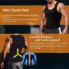 Sauna Sweat Vest Workout Tank Top Waist Trainer for Men Compression Workout Enhancing Vest - Image 5