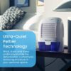 Pro Breeze Electric Mini Dehumidifier, 2200 Cubic Feet (250 sq ft), Compact and Portable for High Humidity in Home, Kitchen, Bedroom, Basement, Caravan, Office, Garage - Image 5