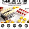 Magic Mill Food Dehydrator Machine | 5 Stackable Stainless Steel Trays Jerky Dryer with Digital Adjustable Timer & Temperature Control - Electric Food Preserver for Fruits, Veggies, Meats & Dog Treats - Image 5