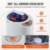 VEVOR Portable Personal Steam Sauna Spa Tent with 1200 Watt Steam Generator, with Chair & Storage Bag, Home Therapeutic Sauna Blanket for Detox Relaxation, Time & Temperature Remote Control, Black - Image 4