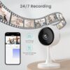 litokam Indoor Camera, Cameras for Home Security with Night Vision, Pet Camera with Phone App, 2K Indoor Security Camera, Motion Detection, 2-Way Audio, WiFi Home Camera, Baby Monitor Work with Alexa - Image 8