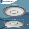 2472-824 Oval Pillow Insert + Back Mount for Jacuzzi J-300 Series Hot Tubs & Spas(2014-2018), J300 Headrest Pillow Replace 2455-263 (4 Pack) - Image 7