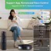 Robot Vacuum and Mop Combo, WiFi/Alexa/App, Smart Robotic Vacuum Cleaner, Ultra-Slim & Quiet, Tangle-Free, Auto Recharge, Robot Vacuum Cleaner for Pet Hair/Carpet/Hard Floor - Image 2