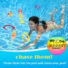 18 Pcs Diving Pool Toys for Kids Ages 3-12 Set with Storage Bag,Pool Games Summer Swim Water Sinking Mermaid Toys - Image 4