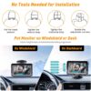 DoHonest Baby Car Camera HD 1080P - Rear-Facing Car Baby Monitor with Night Vision, Adjustable View Angle, Easy Setup, Anti-Glare Display, Safety for Kids & Infants - Image 5