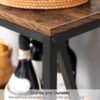 Sofa Table, Industrial Console Table, 3-Tier Narrow Side Table with Open Shelves, Foyer Table for Entryway, Hallway, Kitchen, Living Room and Bedroom, Easy Assembly, Rustic Brown CTHR8001Z - Image 6