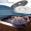 2472-824 Oval Pillow Insert + Back Mount for Jacuzzi J-300 Series Hot Tubs & Spas(2014-2018), J300 Headrest Pillow Replace 2455-263 (4 Pack) - Image 3
