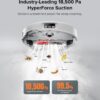 roborock Qrevo Edge Robot Vacuum and Mop, 18,500Pa Suction, Zero-Tangling, AdaptiLift Chassis, Al Obstacle Recognition, Hot Water Mop Washing & Dock Self Cleaning, Corner to Edge Deep Cleaning - Image 3
