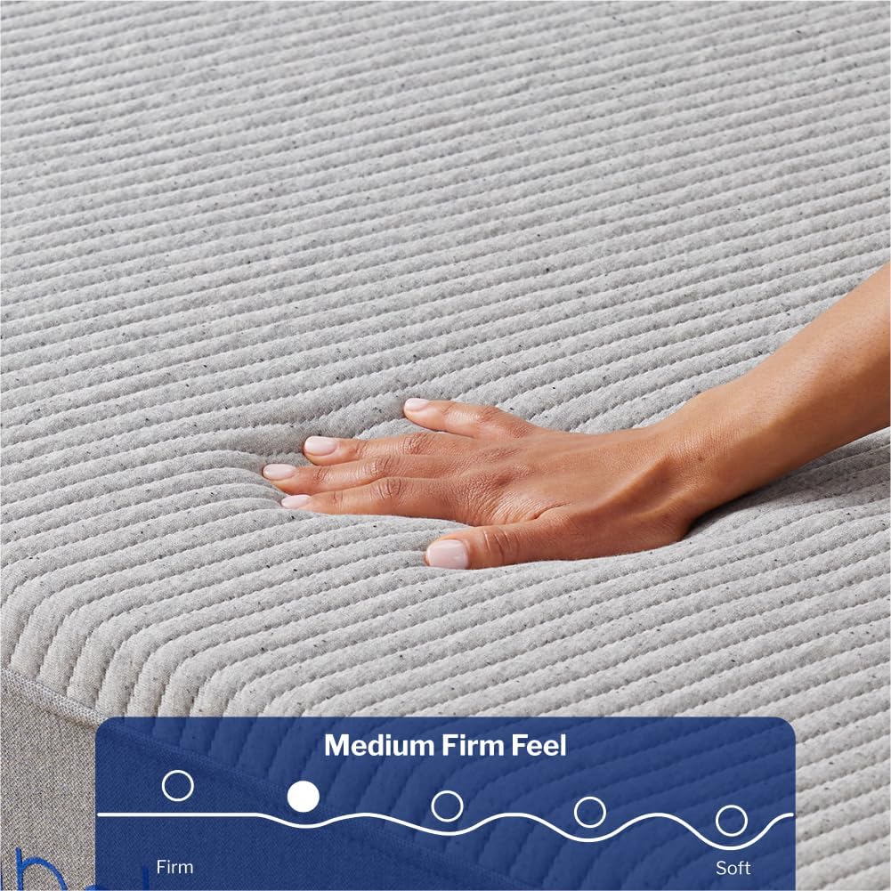 Casper Sleep Original, Memory Foam Mattress, Twin Size - Medium Firm Bed In A Box with Zoned SupportTM - 100-Night Trial - CertiPUR-US Mattress, Light Grey