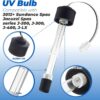 ANTOBLE 6472-841 Clear Ray XL Replacement Bulb for Sundance Spa, UV Bulb Light Clear Ray Bulb Compatible with Jacuzzi Hot tub J-200 J-300 J-400 J-LX Series - Image 2