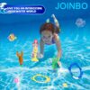 18 Pcs Diving Pool Toys for Kids Ages 3-12 Set with Storage Bag,Pool Games Summer Swim Water Sinking Mermaid Toys - Image 3