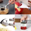 Kitchen Utensils Set- 35 PCs Cooking Utensils with Grater,Tongs, Spoon Spatula &Turner Made of Heat Resistant Food Grade Silicone and Wooden Handles Kitchen Gadgets Tools Set for Nonstick Cookware - Image 7