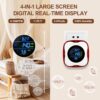 3 Packs Combination Gas & Carbon Monoxide Detectors,Plug in Carbon Monoxide Alarm,Natural Gas Detector,Propane,4-in-1 Digital Display CO Level & Explosive Gas & °F & Humidity for Home,RV - Image 3