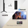 Panasonic W70 Series (2025 Model) 43" LED 4K Ultra HD Smart Fire TV, Press & Ask Alexa, Apple AirPlay, HDR10+, HDMI 2.1, and Bluetooth Support - 43W70BP - Image 8