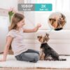 litokam Indoor Camera, Cameras for Home Security with Night Vision, Pet Camera with Phone App, 2K Indoor Security Camera, Motion Detection, 2-Way Audio, WiFi Home Camera, Baby Monitor Work with Alexa - Image 2
