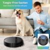 Robot Vacuum and Mop Combo, WiFi/Alexa/App, Smart Robotic Vacuum Cleaner, Ultra-Slim & Quiet, Tangle-Free, Auto Recharge, Robot Vacuum Cleaner for Pet Hair/Carpet/Hard Floor - Image 5