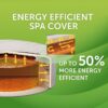 INTEX 28471EP PureSpa Chevron Deluxe Outdoor Inflatable Portable Hot Tub, Includes Energy Efficient Spa Cover, Spa Control App, FastFill Inflation System, 6 Person Capacity, 77" x 77" x 28" - Image 11