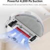 roborock Q7 Max Robot Vacuum and Mop Combo, 30-Level Water Flow Control, 4200Pa Suction, PreciSense LiDAR Navigation, No-Go Zone, No-Mop Zone, App & Voice Control, Ideal for Pet Hair - Image 3