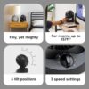 IRIS USA WOOZOO Desk Fan, Oscillating Table Air Circulator, 3 Speeds, 32ft Max Air Distance, 112° Adjustable Tilt, 27.5db Low Noise, Small Fan for Bedroom, Office, Dorm, Black - Image 3