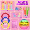 18 Pcs Diving Pool Toys for Kids Ages 3-12 Set with Storage Bag,Pool Games Summer Swim Water Sinking Mermaid Toys - Image 6
