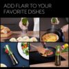FLAIROSOL OLIVIA Oil Sprayer for Cooking, 200ml Glass Olive Oil Sprayer, Continuous Cooking Spray with Portion Control, Oil Dispenser for Kitchen, Air Fryer, Salad, BBQ (Green Bottle, Gold Print) - Image 7
