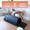 LifePro Far Infrared Sauna Dome with Near Infrared Mat & Red Light Therapy - Heated Detox, Circulation, and Therapeutic Stones for Home Relaxation - Image 6