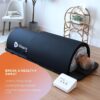 LifePro Far Infrared Sauna Dome with Near Infrared Mat & Red Light Therapy - Heated Detox, Circulation, and Therapeutic Stones for Home Relaxation - Image 4