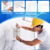 Drywall Repair Kit, Drywall Patch Repair Kit with 8.8OZ White Wall Repair Putty, Scraper Sandpapers Gloves for Heavy Duty Plaster Wall Repair, Easy to Fill Holes in Home Wall & Quick Repair Crack - Image 2