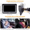 DoHonest Baby Car Camera HD 1080P - Rear-Facing Car Baby Monitor with Night Vision, Adjustable View Angle, Easy Setup, Anti-Glare Display, Safety for Kids & Infants - Image 4